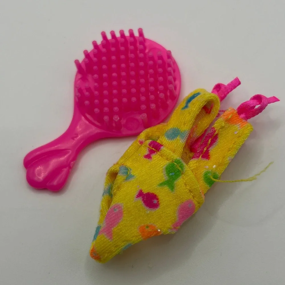 Mattel Barbie Doll Sister Kelly Vintage Clothing Lot 1994 1995 Pink Blue Yellow